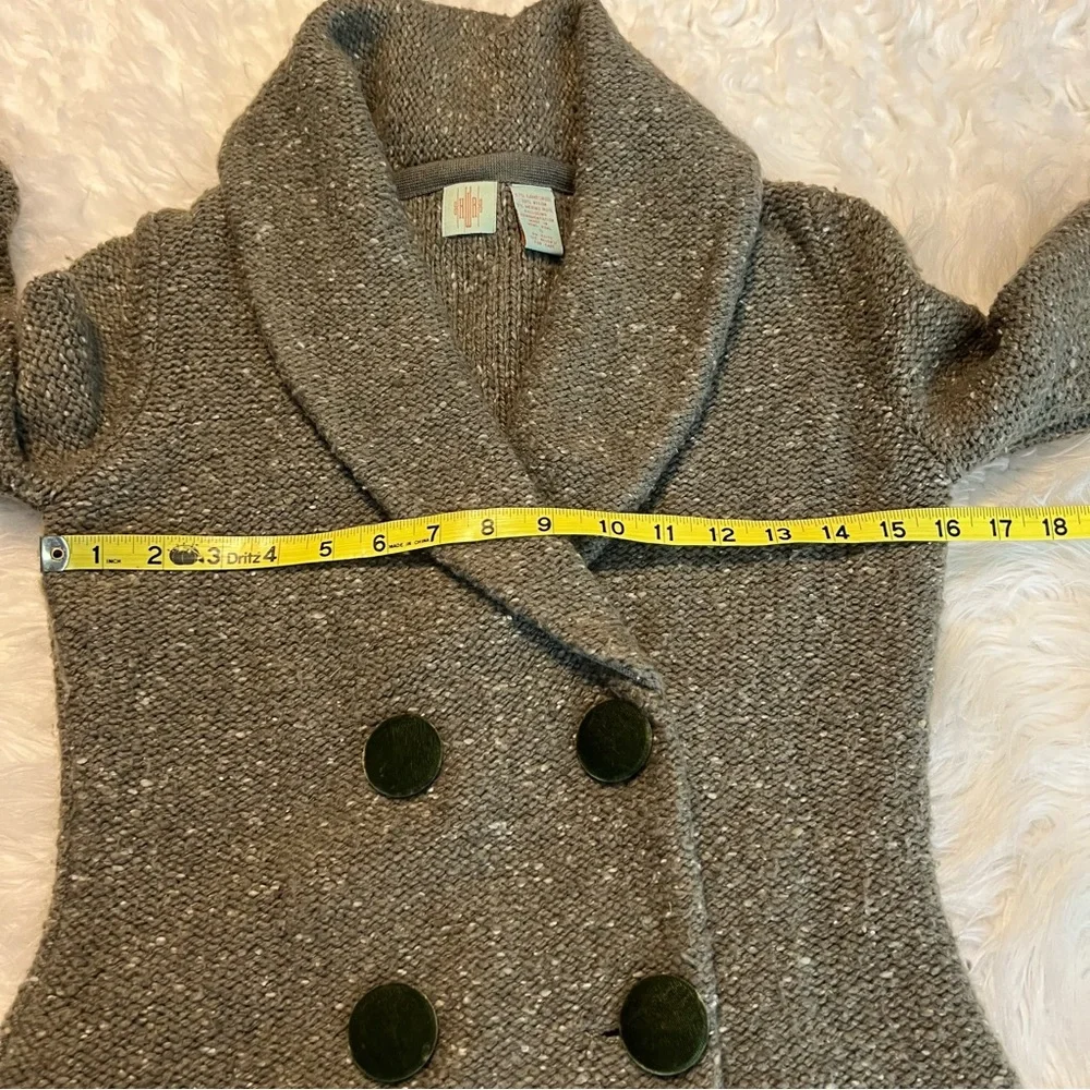 Anthropologie Olive Green Wool Blend Blazer - Picture 6 of 12